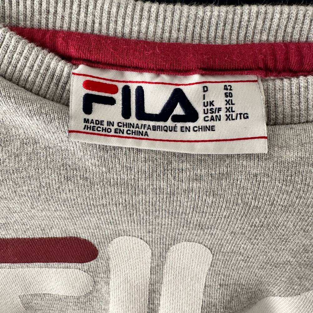 Fila crop sweatshirt